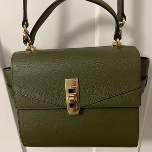 Henri Bendel Olive Army Green crossbody bag